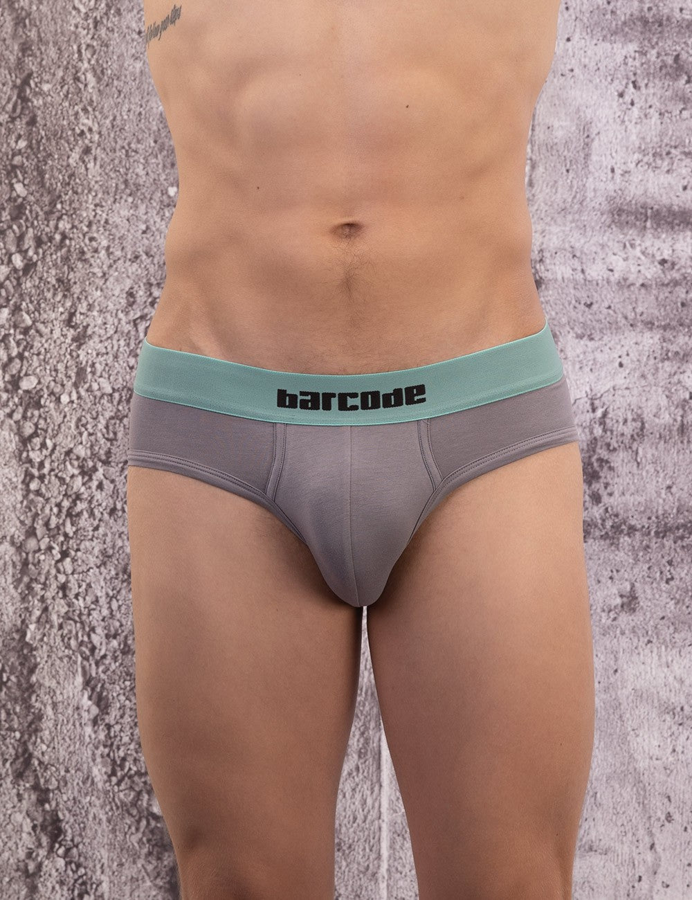 Barcode Berlin: Helios Backless Brief Grey/Mint