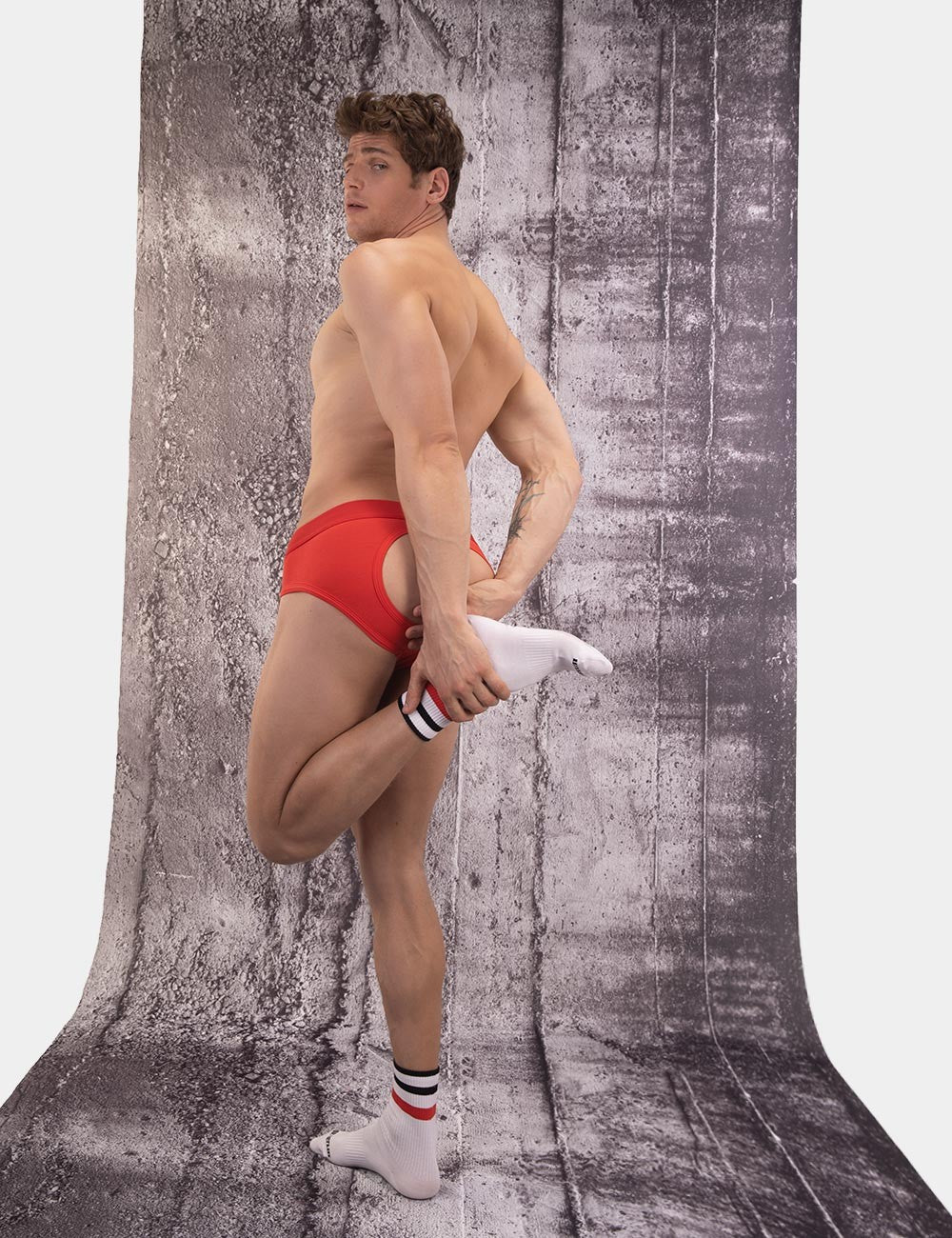 Barcode Berlin: Helios Backless Brief Red