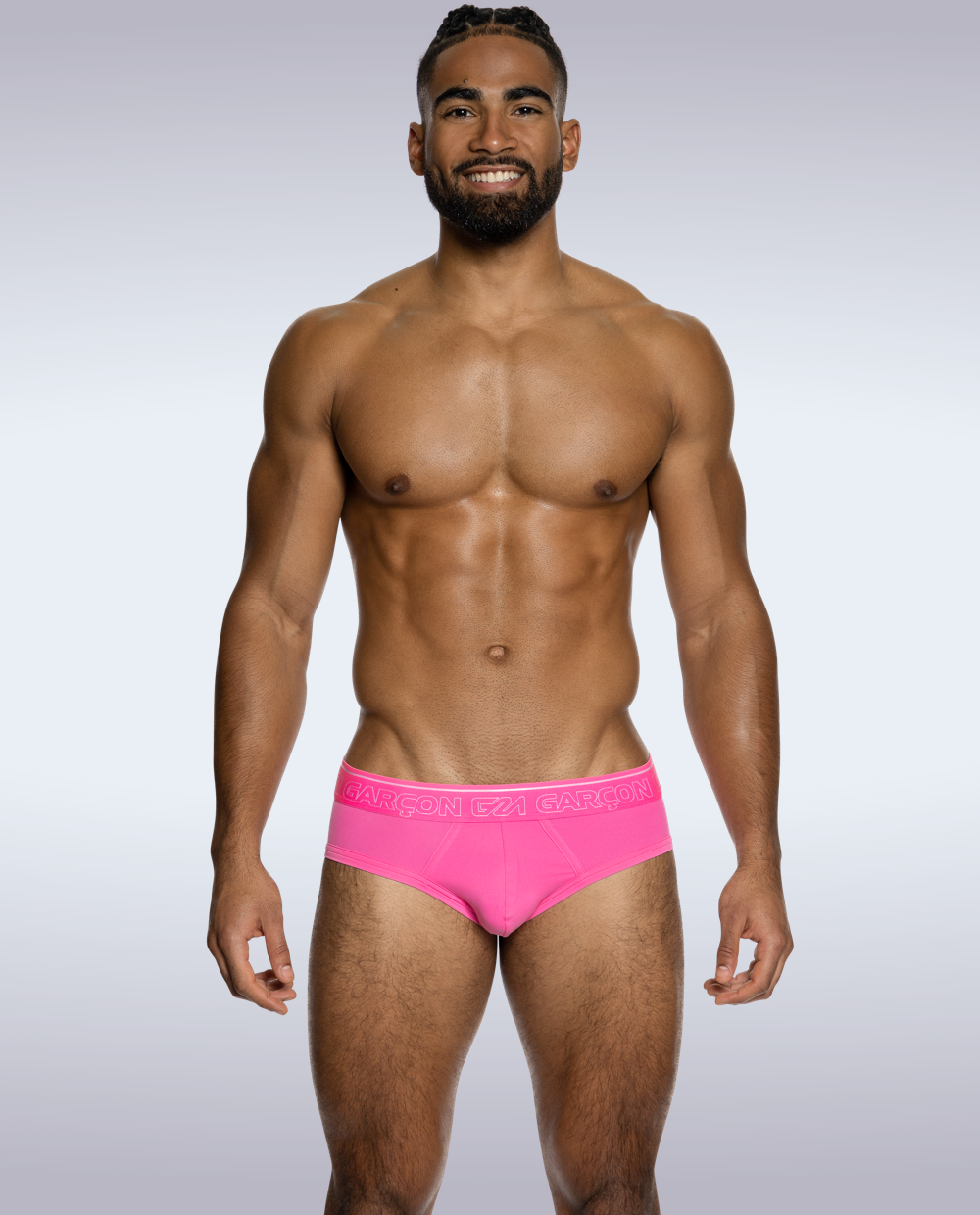 Garcon Model: Neon Pink Briefs