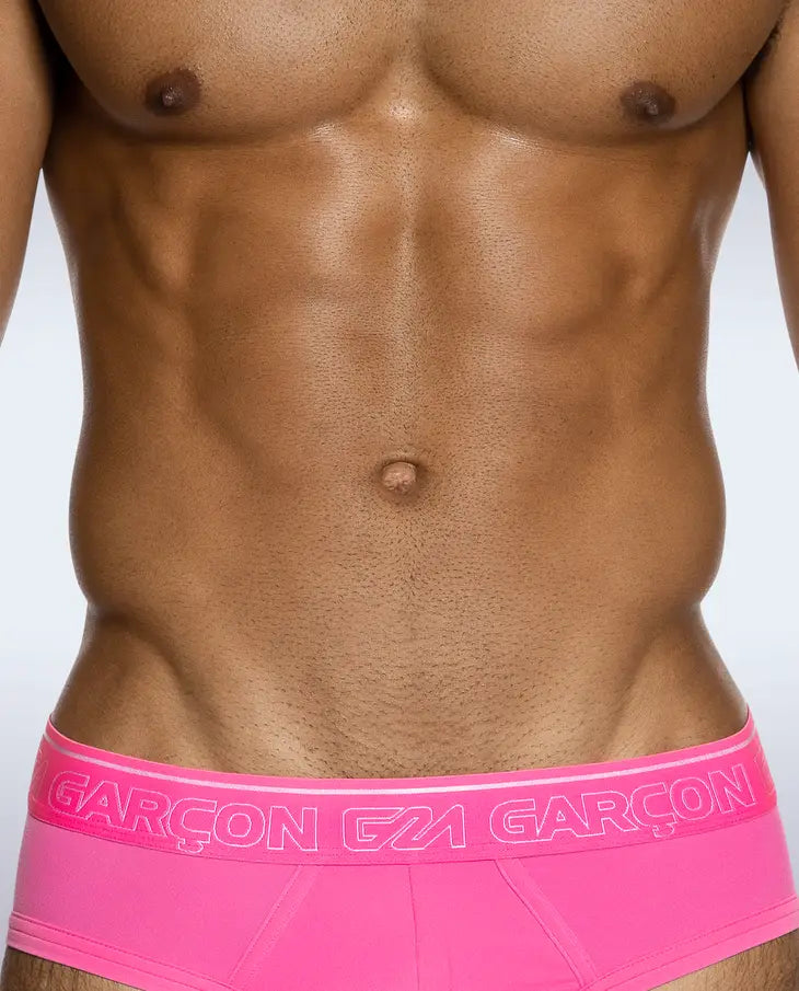 Garcon Model: Neon Pink Briefs